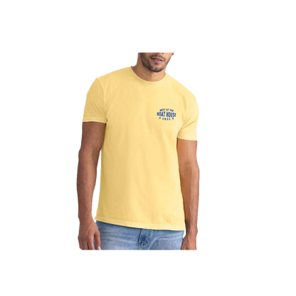 Coming 2025 - Boat House Tee - Vintage Yellow