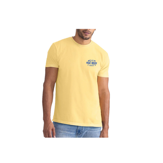 Coming 2025 - Boat House Tee - Vintage Yellow