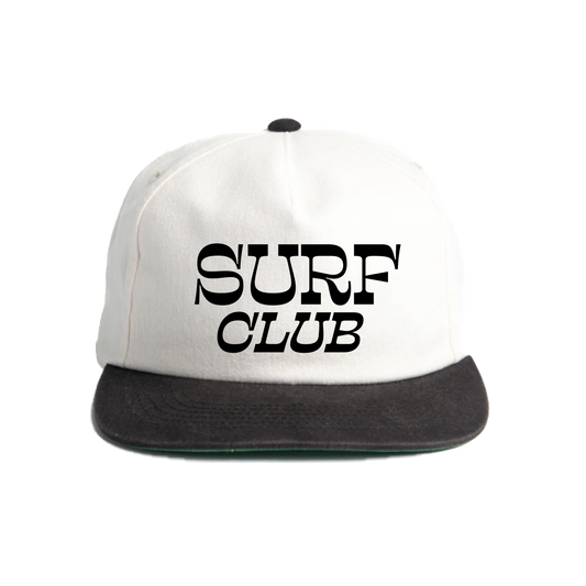 Coming 2025 - Surf Club Vintage Hat - Natural/Black